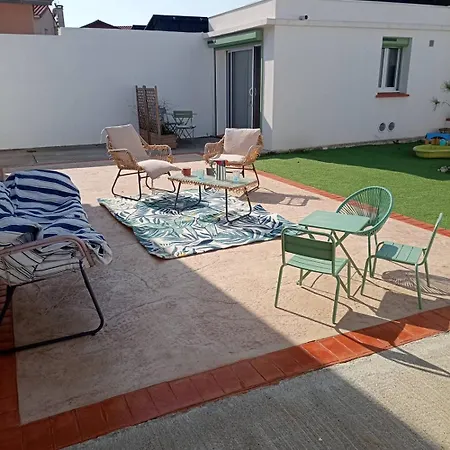 Villa Maison Attenant Equipe De Plain Pied Climatise 6crsud Canet-en-Roussillon